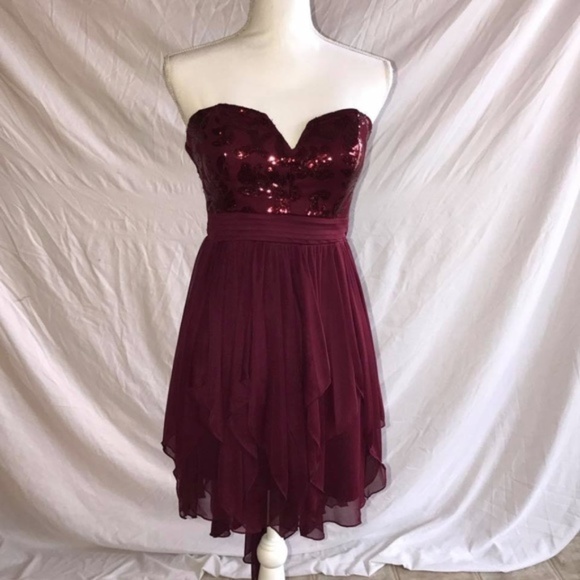 My Michelle Dresses & Skirts - My Michelle sequined Maroon  dress